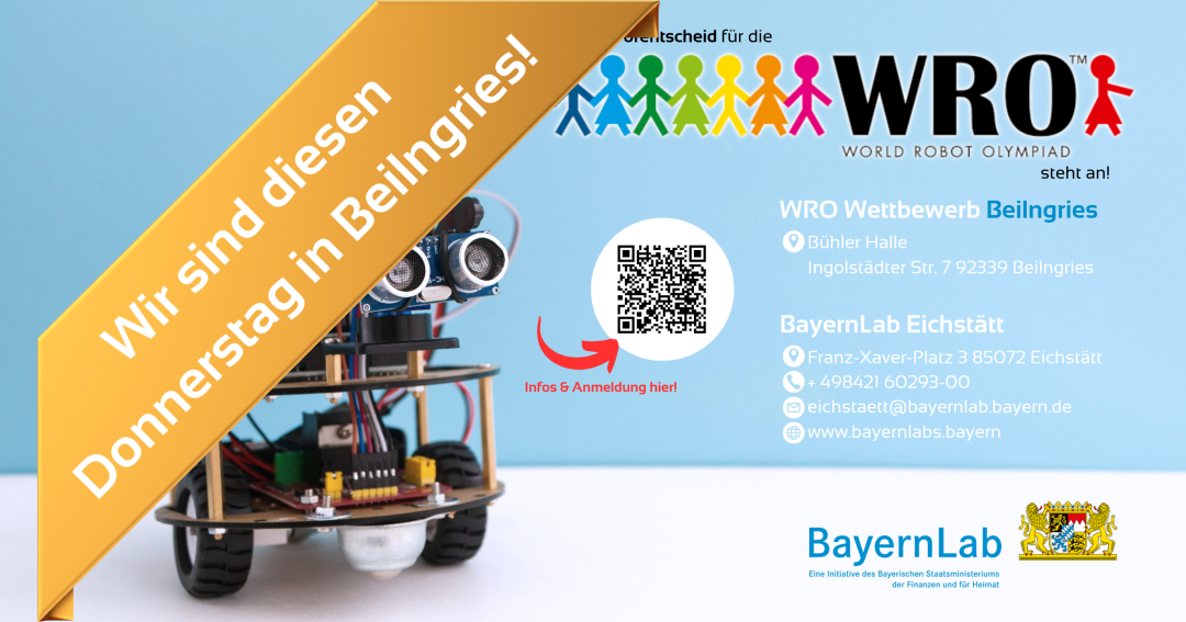 Werbeposter für die WRO in Eichstätt mit Meldung Werbeposter für die WRO in Eichstätt mit Meldung